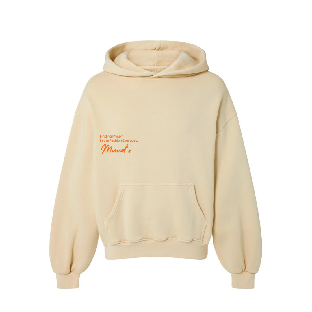 Oversized hoodie-CLOUD CREAM